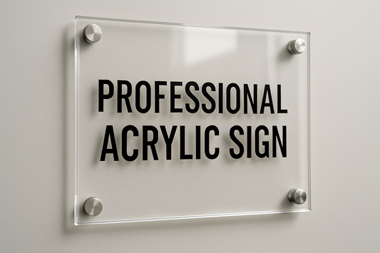 Acrylic sign