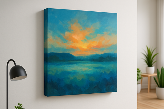 Canvas art wrap