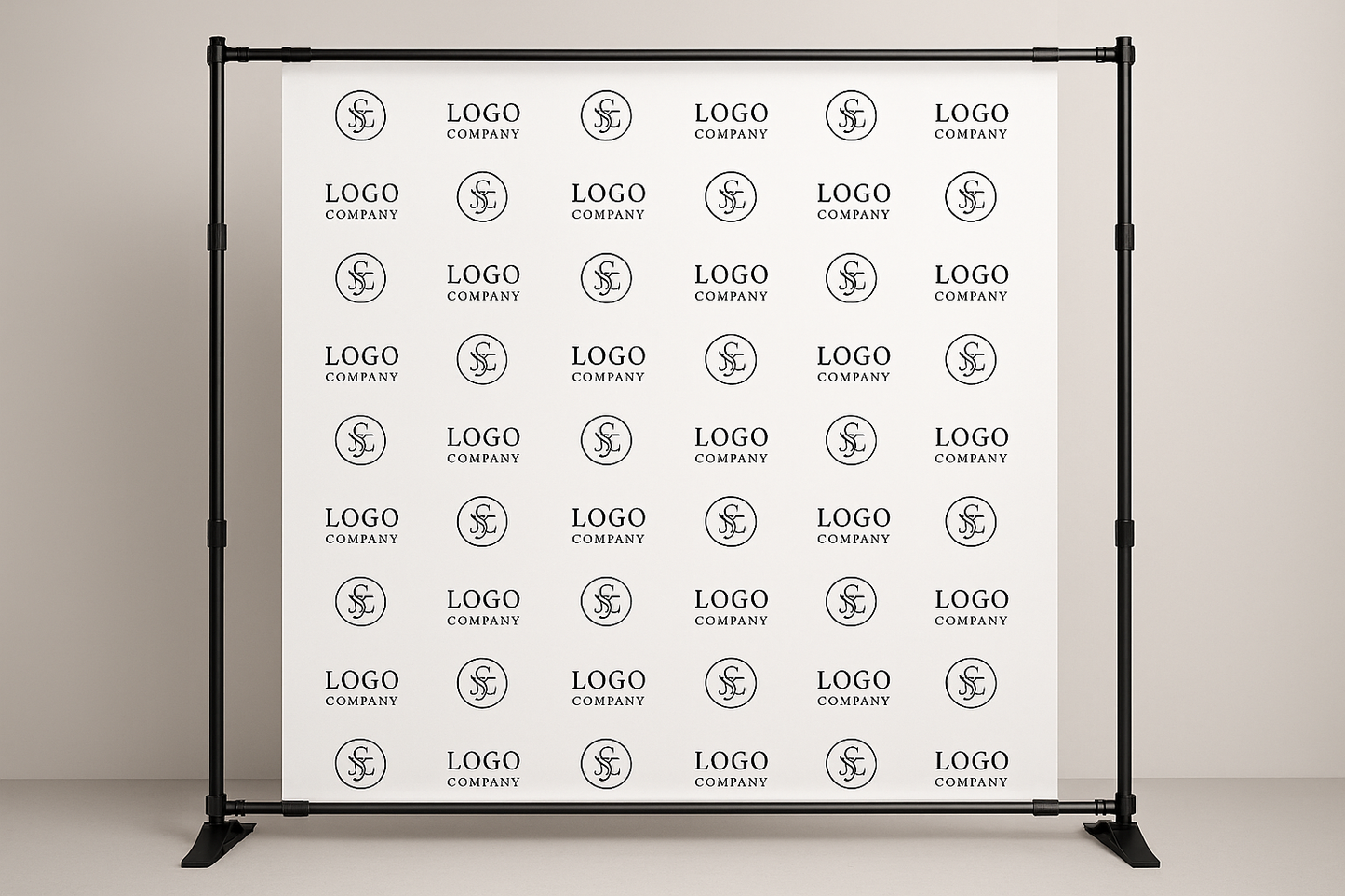 Step and repeat backdrop frame
