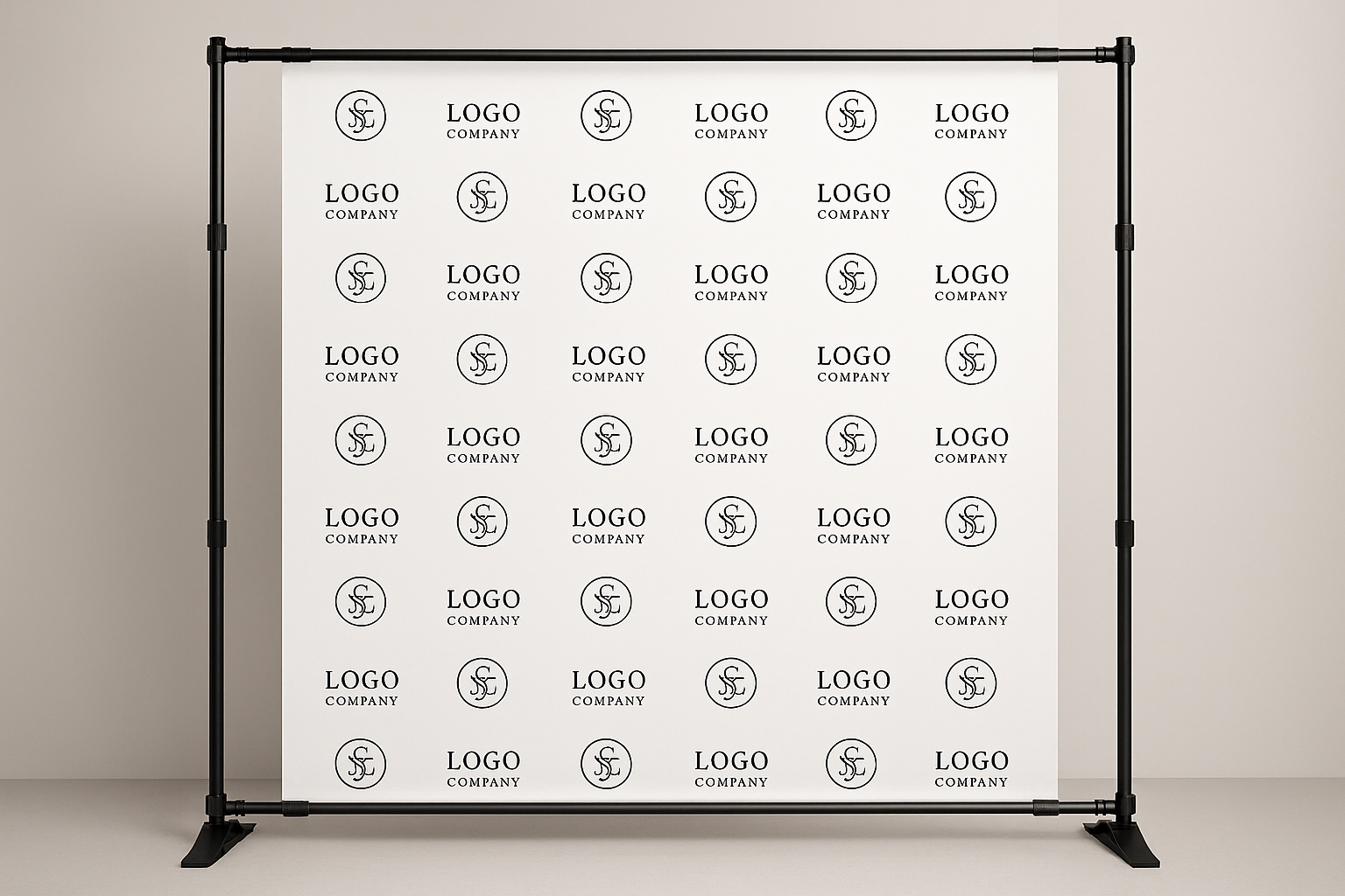 Step and repeat backdrop frame