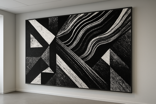 Wall mount Seg display the display should take up a large majority of a wall, and the image should be just a contrasting texture